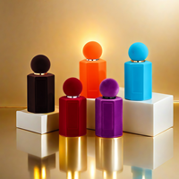 Flacons de parfum en verre transparent en gros, flacon en verre floqué, idéal pour la personnalisation et les étiquettes personnalisées