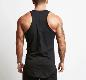 Hot Selling Men's Customized Size O-Neck Tank Top High Quality Cotton/<b>Bamboo</b> <b>Fiber</b> Quick Dry Fitness Singlet Summer Casual Style - Product Image 6