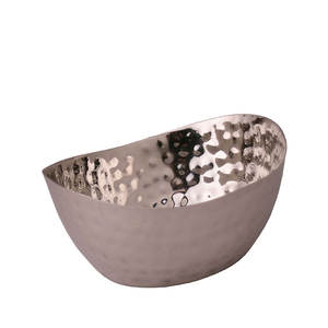 Bol en métal design de luxe nouveauté grand bol de service de restauration rapide pour salade ou fruits technique personnalisée pour les mariages - Product Image 6