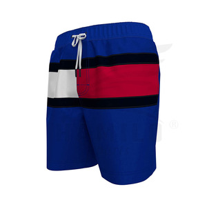 Best Selling Cotton Made Elastic Waist Solid Pattern Light Weight Breathable Loose Fit Men Shorts High Street Style - Product Image 2