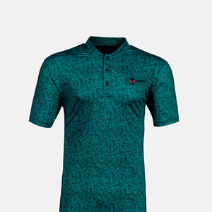 Premium Men's 100% Poliéster Golf para Polo Camisa de punto de estilo personalizado con patrón de camuflaje fresco sólido - Product Image 1