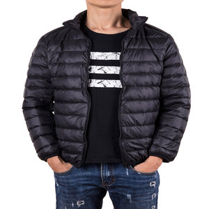 Veste d'hiver formelle de haute qualité pour homme, veste matelassée tendance, couleur unie, longue, décontractée, chaude, à capuche, design fonctionnel personnalisable - Product Image 2