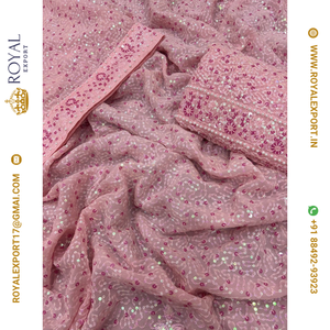 คอลเลกชันผ้าส่าหรีเนื้อนุ่มลำดับพรีเมียมสไตล์คนดังโดย Royal Export - Product Image 3