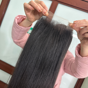 Cheveux à fermeture frontale alignée avec cuticules vierges vietnamiennes 4x4 2x6 5x5 13x4 13x6 6x6 7x7 360 Swiss Lace Closure and Frontal - Product Image 3