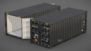 Conteneur maritime sec de 20 pieds, origine américaine, capacité de 33,1 m³, neuf, vide, utilisé à la vente, dimensions internes 6058x2438x2591mm, diverses - Product Image 2