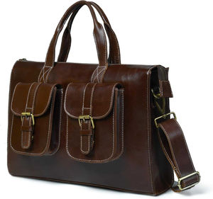 Sac messager en cuir pour homme, très vendu, imperméable, sacoche pour ordinateur portable en cuir, grand sac à bandoulière, sac de bureau, sac pour ordinateur portable pour l'université - Product Image 3