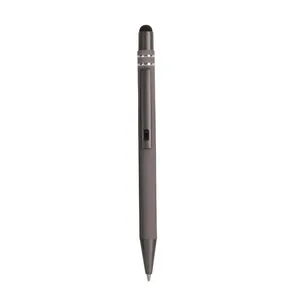Penna Touch in Alluminio Gommato Personalizzata per Gadget Promozionali - Product Image 1