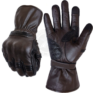 2025 Top Tendance Hommes Moto Racing Gants En Cuir Meilleur Design PU Cuir Sport Protection pour L'équitation En Plein Air - Product Image 1