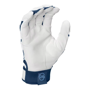 Guantes de bateo de béisbol y softbol de cuero genuino personalizados, guantes antideslizantes para hombre y mujer, guantes de bateo deportivos de bajo precio - Product Image 3