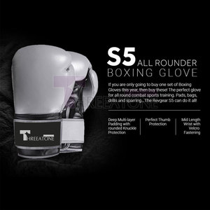 Guantes de boxeo con malla transpirable para una ventilación mejorada Guantes de entrenamiento duraderos para boxeo, kickboxing y Muay Thai - Product Image 2