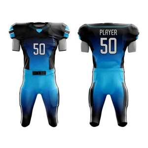 Vêtements de sport de football américain personnalisables Uniforme de haute qualité Manches courtes Respirant Conception personnalisée - Product Image 5