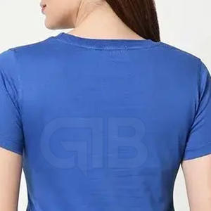 T-shirt pour femmes de taille personnalisée T-Shirt pour femmes de meilleure qualité T-shirts pour femmes de couleur unie T-shirts pour femmes sur mesure - Product Image 3