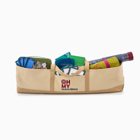 Sac de transport portable rose menthe avec logo personnalisé pour Mahjong américain, grande capacité, en tissu, pour tuiles, supports et tapis de table