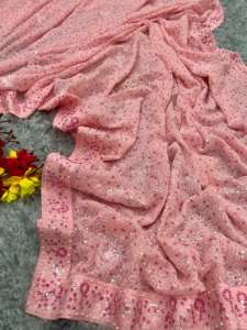 Nouveau lancement Superhit Bollywood broderie séquence travail Saree et Banglori soie Saree grossiste de l'Inde - Product Image 4