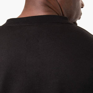 Venta al por mayor OEM personalizado pesado peso pulóver cuello redondo 100% algodón de gran tamaño Sudadera de cuello redondo sin capucha sudadera - Product Image 4