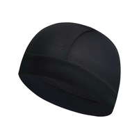 Logo personnalisé de haute qualité Cyclisme en plein air Running Mens Sport Skull Cap Beanie Hat Elastic Motorcycle Helmet Liner Wave Cap