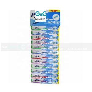 123 brosse à dents avec poils doux conception unique pour un usage domestique empêche la carie blanchit les dents rafraîchit l'haleine - Product Image 1