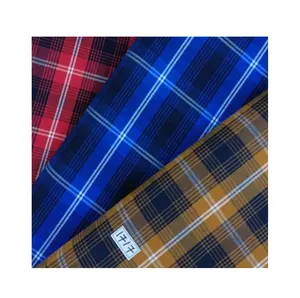 Shirt Fabrics Yarn Dyed 100% Cotton Yarn Dyed Small & big Checks Fabrics 44" Width For Mens Shirting Wholesale Manufacturer