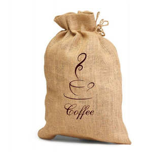 Personalizado respetuoso con el medio ambiente Yute natural cierre de cremallera cuerda mango plegable café té regalo bolsa embalaje compras - Product Image 6