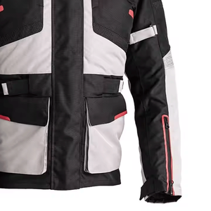 Veste de moto de protection extérieure coupe-vent noire pour hommes vestes en textile coupe-vent pour moto Cordura - Product Image 3