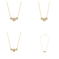 Diamant de laboratoire de haute qualité, clarté VS, couleur EF, 2,16 carats, certifié IGI, plaqué rhodium, or blanc 10 carats, chaîne câble tendance