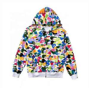 Sudadera con Capucha Personalizable de Algodón Grueso, 100% Felpa, Invierno, Diseño Bordado con Impresión Digital, Totalmente Estampada, Estilo Urbano - Product Image 1