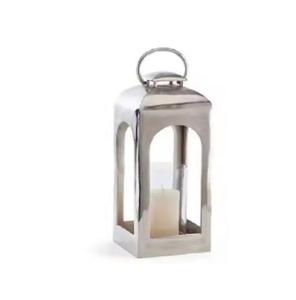 Ensembles de lanterne en métal de couleur noire faits à la main suspendus à deux lumières pour la maison, l'intérieur et l'extérieur, utilisation de mariage de Noël, enduit de poudre - Product Image 2