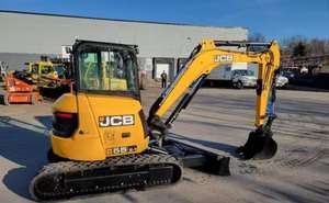 Miniexcavadora JCB 55Z-1 2025, Capacidad de 5.5 Toneladas, Diseño de Giro de Cola Cero para Trabajos Urbanos, Motor Industrial, Bomba, Engranaje - Product Image 5