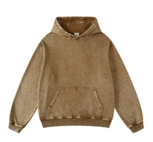 Sudaderas con Capucha Unisex de Alta Calidad, 100% Algodón, Felpa, Ecológicas, Corte Regular, Lavado Ácido, Impresión Serigráfica, Largas, para Invierno - Product Image 4