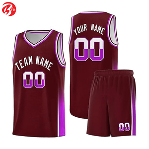 Lo último en camisetas deportivas elegantes, conjunto de camisetas y pantalones cortos, uniforme de baloncesto, ropa deportiva de poliéster Bsci, camisetas sin mangas con pantalones cortos - Product Image 3