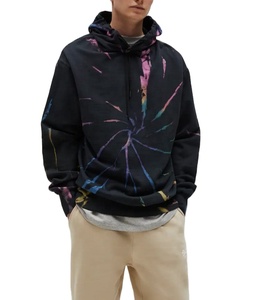 Prix réglable pour hommes Tie Dye Hoodies Anti-rides qualité supérieure respirant léger Tie Dye Hoodies avec entièrement personnalisé - Product Image 4