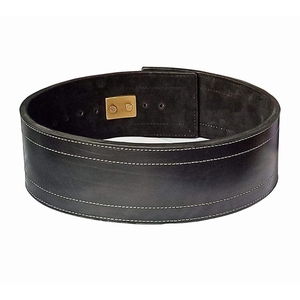Cinturón de levantamiento de pesas ajustable protector de cintura de 6mm de cuero genuino PU personalizado cinturón de levantamiento de pesas de cuero gimnasio personalizado - Product Image 5