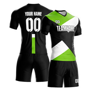 2025 venta al por mayor conjuntos de uniformes de fútbol personalizados Unisex poliéster verano invierno Jersey Kit con estampado para adultos uniformes de fútbol Jersey - Product Image 2