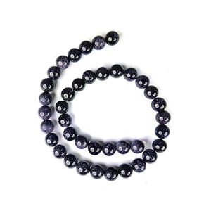 Natural Crystal Necklace Smooth Blue Goldstone <b>Beads</b> Polished <b>Red</b> Stone Jewelry Loose Strand Wholesaler Gemstone for Healing - Product Image 1