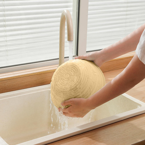 Silicone bột chua bánh mì chống giỏ 9 inch tròn & 10 hình bầu dục dày giỏ đặt cho bánh mì nướng làm công cụ cung cấp - Product Image 6