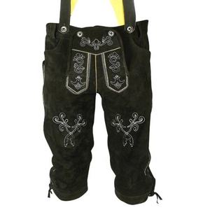 Herren กางเกง lederhosen ขายาวสีน้ำตาลบาวาเรียสีน้ำตาล Oktoberfest Lederhosen กางเกง Trachten กำหนดเองผ้าหนังวัวหนัง2025หนังกลับ - Product Image 3