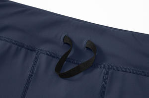 Custom Sports Running <b>Compression</b> <b>Shorts</b> <b>Mens</b> High Waist Blank Summer Cycling Knee Length Stretchy Joggers - Product Image 3