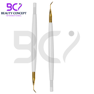 2026 White Color With Golden Curved Shape Tip Good Seller <b>Separator</b> <b>Lash</b> Tinting Best Seller <b>Lash</b> Lifting Tools - Product Image 5
