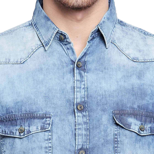 เสื้อยีนส์สำหรับผู้ชายผ้าไหมซาตินไซส์6XL เสื้อแฟชั่นผ้าซาตินคุณภาพระดับมืออาชีพ - Product Image 6