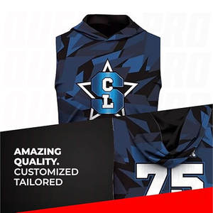 Atractiva Camiseta Deportiva con Capucha para Fútbol 7v7, Ropa Deportiva de Flag Football, Nombre y Número Impresos Personalizados, Camiseta Unisex de Alto Rendimiento para Hombre y Mujer - Product Image 2