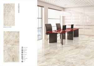 Foshan Brecia Plata 600x1200mm Baldosas de mármol de porcelana esmaltada ultrafina - Product Image 6