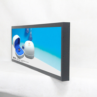 Moniteur LCD de type C à cadre ouvert haute luminosité pour montage en rack, tableau de bord d'état du serveur, personnalisable pour usage commercial
