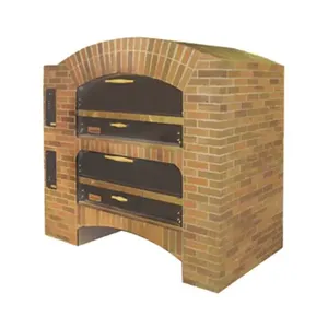 Horno de Pizza de Doble Piso Apilable Marsal MB-866, 86 Quemadores de Gas, Revestimiento de Ladrillo, 260k BTU, para Uso en Panadería - Product Image 1