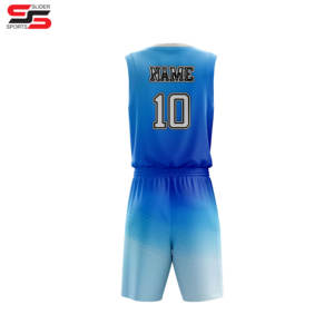 2025 dernières conceptions unisexe uniforme de basket-ball de fabricant et fournisseur de premier rang du Pakistan 100% polyester tissu - Product Image 2