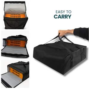 Bolsa de Transporte para Pizza Caliente, Impermeable, Resistente y Diseñada para Repartidores - Product Image 5