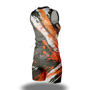 ชุดเครื่องแบบนักวิ่งมืออาชีพชุดกีฬาแบบแห้งเร็วออกแบบได้ตามต้องการชื่อและตัวเลข - Product Image 4