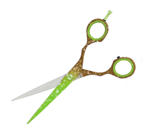 High Grade Salon Hair Cutting <b>Scissor</b> Zebra <b>Paper</b> Coted Beauty Parlor <b>Scissor</b> Made German Stainless Steel - Product Image 3