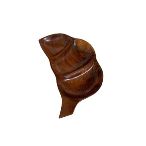 Vaisselle de qualité exclusive, plateau et plat de service pour desserts et en-cas, service de table en bois massif, idéal pour une salle à manger élégante - Product Image 1