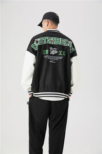 Vente en gros Ajoutez Votre Propre Personnaliser En Cuir Varsity Letterman Veste Tendance - Product Image 5