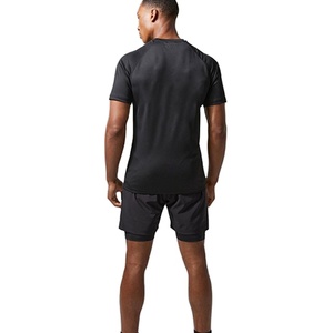 Hot Selling Sporty Solid Men's Lightweight Breathable Quick Dry Waterproof Eco-Friendly Drawstring Closure Gym Shorts - Product Image 4
